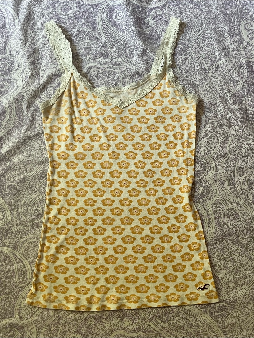 Hollister Hibiscus Tank Top